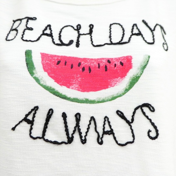 Lauren Conrad Tee T Shirt Graphic Beach Days M - Picture 2 of 6